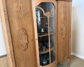 French Louis XV Style Display Bibliotheque Cabinet