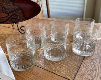 Set of 6 Imperial Glass Ohio Exeter Old Fashioned Glasses 