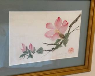 F. Harada Floral Watercolor