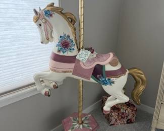 Hand-painted carousel replica from&nbsp;The Brass Ring Collection