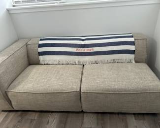 One pc of a  large sectional will be adding pictures of the sectional shortly 