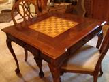 Game Table & Two Chairs by Alexander Julian true colours