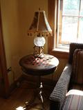 LAMP AND LAMP/GAME TABLE