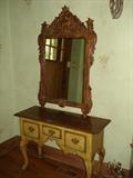 HANGING WALL MIRROR AND CHEST