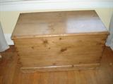 ANTIQUE PINE TRUNK