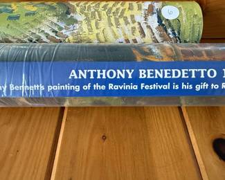 Tony Bennett Signed Music Under the Stars Ravinia Festival Poster second image