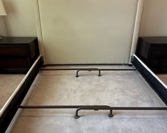 Restoration Hardware Upholstered King Bed Frame