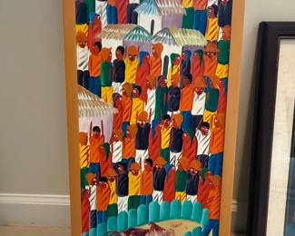 Haitian Folk Art Painting by Laurent Casimir