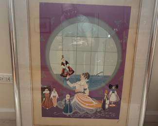 Framed Ert Les Poupees Russes Art Print