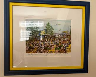 Mark McMahon The Big House University of Michigan Art Print