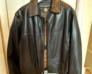 Marc New York by Andrew Marc Leather Bomber Jacket