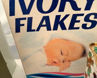 Ivory Flakes baby advertising box