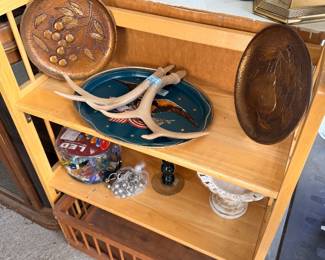 Decorative plates, baskets, and tabletop decor