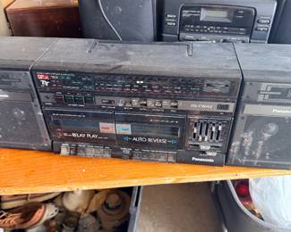 Panasonic dual cassette boombox