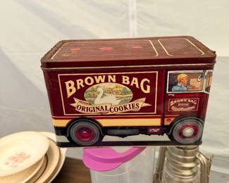 Brown Bag cookie truck tin