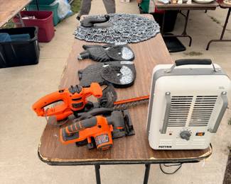 Power tools and heater
