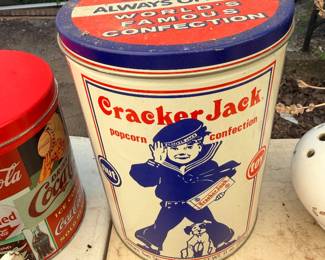 Cracker Jack collector tin