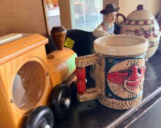 Cookie jar, crock, and vintage kitchen decor