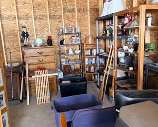 Furniture, shelving, and home decor mix
