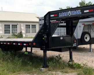 2022 Load Trail GL0234122_41215 Flatbed Gooseneck Trailer, 34' x 102", VIN# 4ZEGL3425N1275136, Kansas Title
