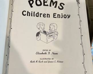 1953 Poems Children enjoy
