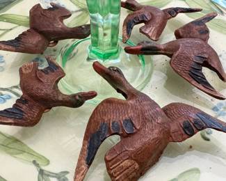 Vintage Wooden Mallard Wall Art