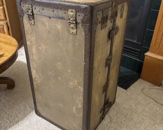 Antique steamer trunk