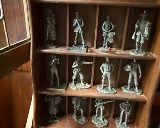 American Sculpture Society The Pilgrim Pewter Figurines Set 