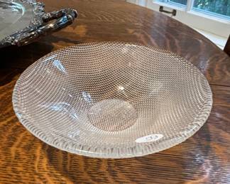 Kosta Boda Limelight Pattern Glass Bowl
