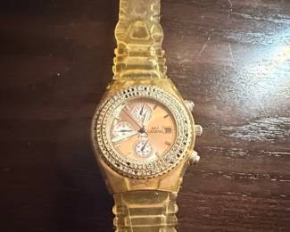 Geneva Rhinestone Case Jelly Watch second image