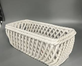 Ceramic Rope Basket