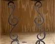 Wrought Iron Pillar Candle Holders