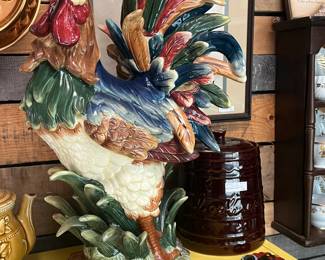 Large Ceramic Rooster