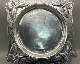 1979 Arthur Court butterflies serving platter