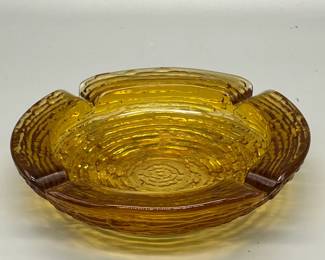 Anchor Hocking Sereno Amber ashtray