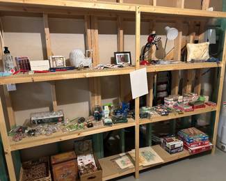 Games, decorative lights, playing cards, puzzles