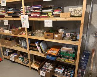 Candles, books, CD’s, VHS