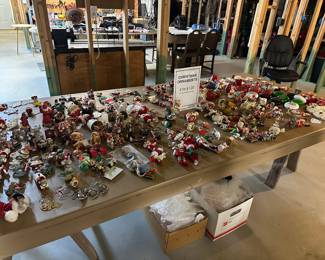 TONS of Christmas tree decorations!