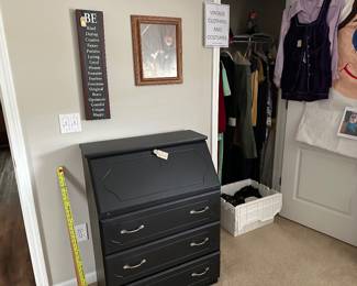 Fold away desk