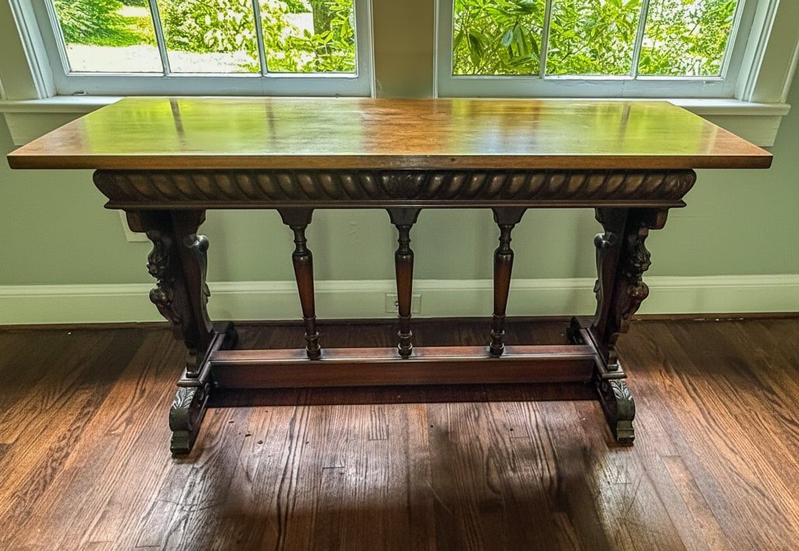 Renaissance Revival Style Console Table