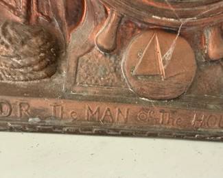 FDR "The Man of the Hour" Clock Case
