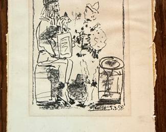 Pablo Picasso "Les Saltimbanques" Lithograph