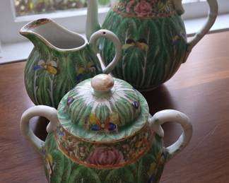Famille Rose Porcelain Tea Set