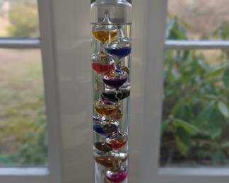 Galileo Thermometer Style Decor Piece