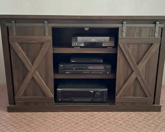 Farmhouse Barn Door TV Stand