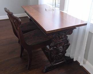 Renaissance Revival Style Library Table