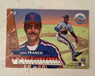1992 Ultra John Franco Baseball Card