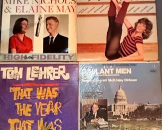 Collection of Four Vintage Vinyl Records
