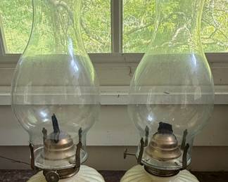 Lamplight Farms Style Oil Lamps (Pair)