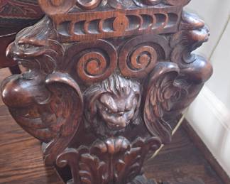 Renaissance Revival Style Library Table